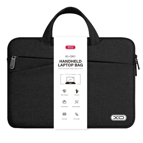 XO Torba na laptopa CB01 14" czarna XO Torba na laptopa CB01 14" czarna