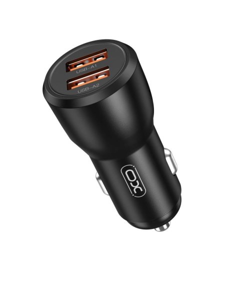 XO ładowarka samochodowa CC55 30W 2x USB czarna XO ładowarka samochodowa CC55 30W 2x USB czarna