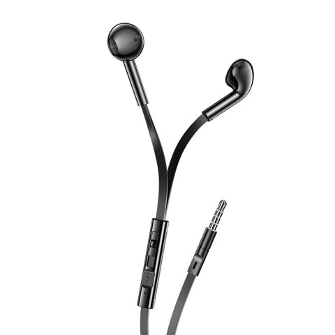 XO słuchawki przewodowe EP68 jack 3,5 mm douszne czarne XO słuchawki przewodowe EP68 jack 3,5 mm douszne czarne