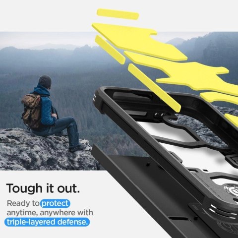 Etui Spigen Tough Armor na Samsung Galaxy S24+ - czarne