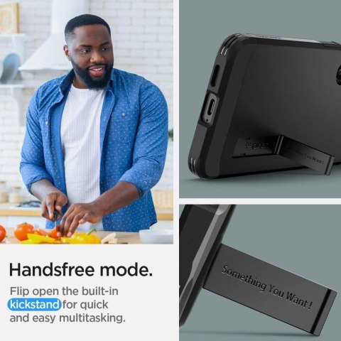 Etui Spigen Tough Armor na Samsung Galaxy S24+ - czarne