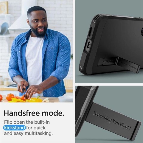 Etui Spigen Tough Armor na Samsung Galaxy S24+ - czarne