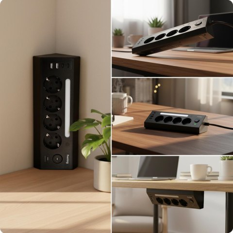 Huslog przedłużacz pionowy z LED