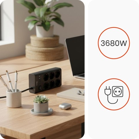 Huslog przedłużacz płaski