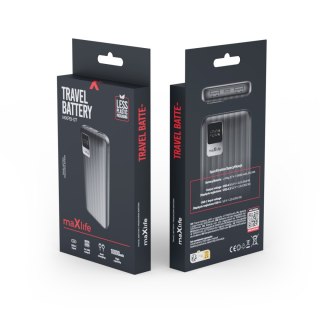 Maxlife power bank MXPB-07 10000 mAh czarny