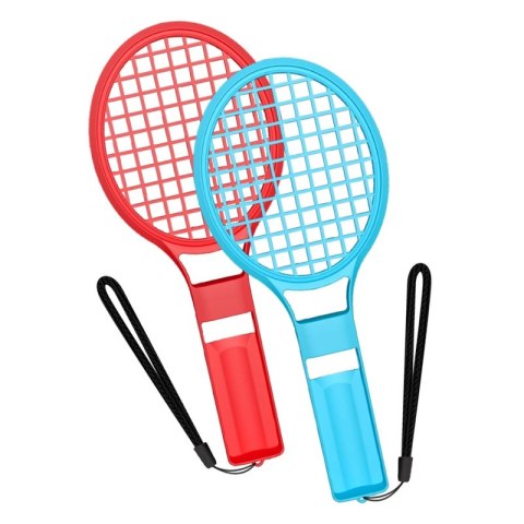 Pakiet akcesoriów rodzinnych 10 w 1 do gry Nintendo Switch Sports - zestaw czerwony i niebieski
