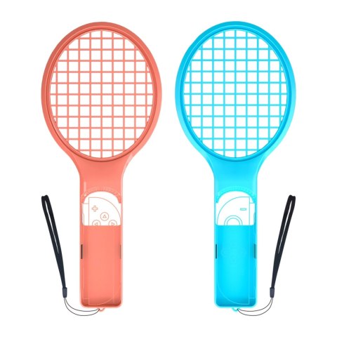 Pakiet akcesoriów rodzinnych 23 w 1 do konsoli Nintendo Switch 2 - zestaw pomarańczowy i niebieski