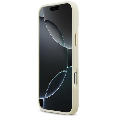 Karl Lagerfeld nakładka PU leather case with Karl script logo and metal camera buttons do iPhone 17 Pro Max brązowa