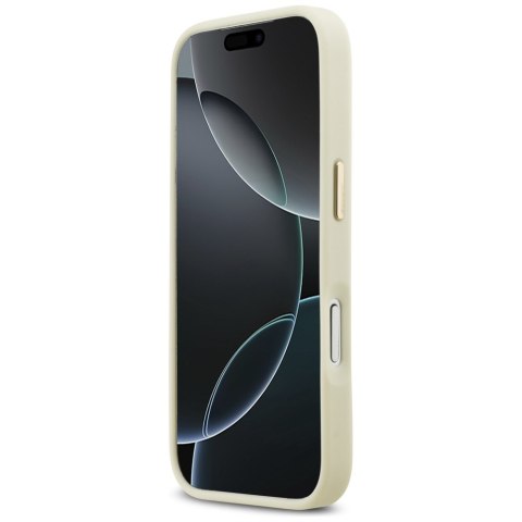 Karl Lagerfeld nakładka PU leather case with Karl script logo and metal camera buttons do iPhone 17 Pro brązowa
