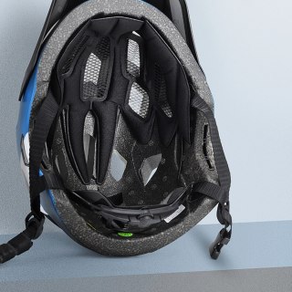 Kask rowerowy Rockbros TS-61 10110061001 dziecięcy z odpinaną szczęką rozmiar S (48-54) - niebieski