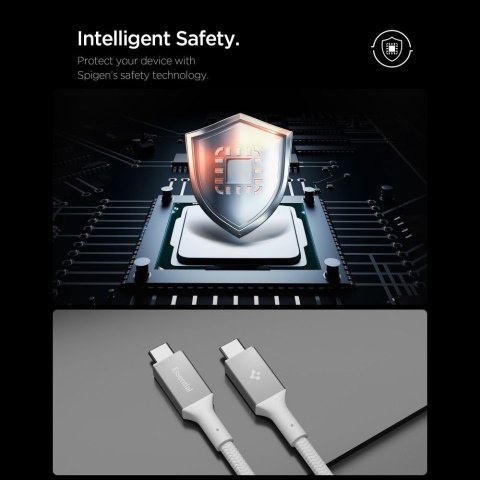 SPIGEN EB10010CC ESSENTIAL TYPE-C CABLE 100W 100CM WHITE