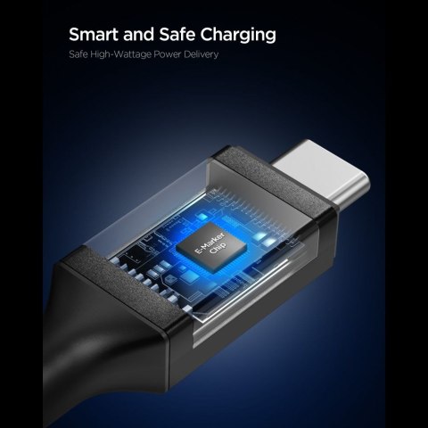 SPIGEN EB10020CC ESSENTIAL TYPE-C CABLE 100W 200CM BLACK