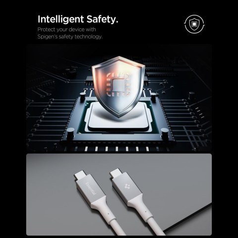 SPIGEN EB24012CC ESSENTIAL TYPE-C CABLE 240W 120CM WHITE