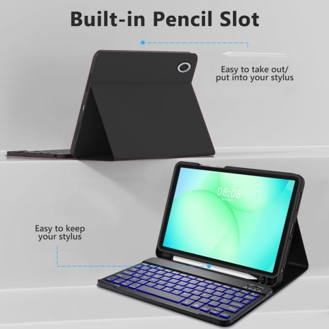 TECH-PROTECT SC PEN + KEYBOARD GALAXY TAB A9+ / A11+ PLUS 11.0 X210 / X215 / X216 / X230 / X235 / X236 BLACK