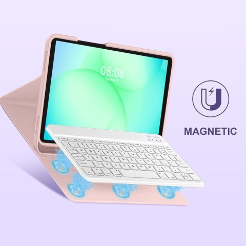 TECH-PROTECT SC PEN + KEYBOARD GALAXY TAB A9+ / A11+ PLUS 11.0 X210 / X215 / X216 / X230 / X235 / X236 PINK