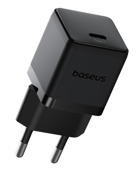 Baseus Palm Szybka Ładowarka Sieciowa 20W 1×USB-C z kablem czarny