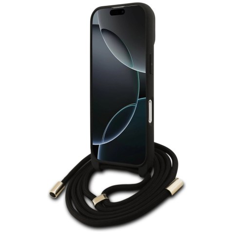 Etui Guess 4G Big Logo Cord Stap Crossbody na iPhone 17 - brązowe