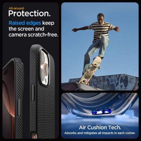 Etui Spigen Liquid Air na iPhone 16 Pro Max - czarne