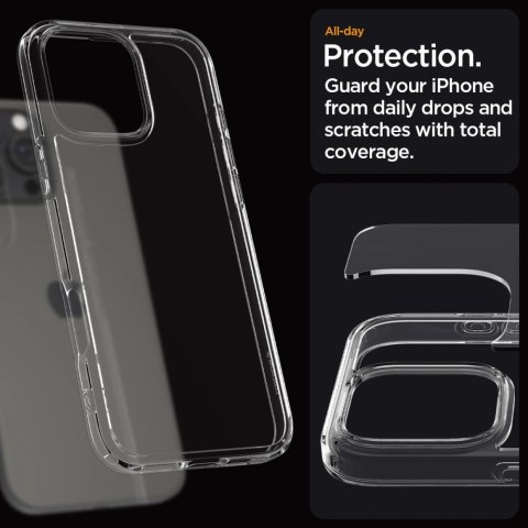 Etui Spigen Ultra Hybrid na iPhone 16 Pro - przezroczyste
