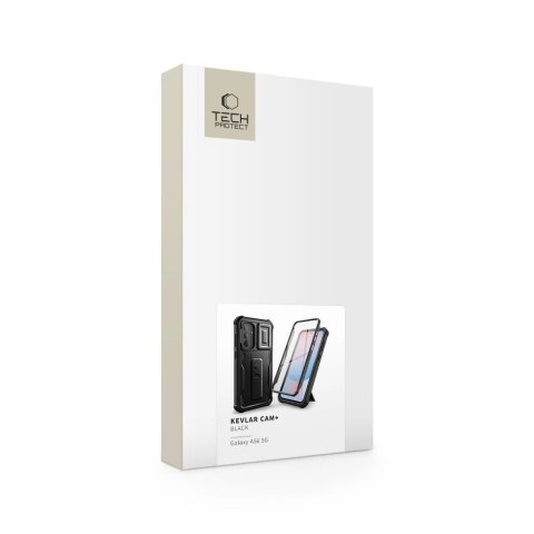 Etui Tech-Protect Kevlar Cam+ na Samsung Galaxy A56 5G - czarne