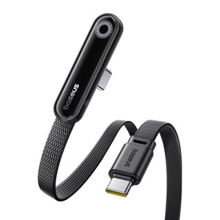 Kabel Baseus MVP 3 USB-C - USB-C 100W kątowy 1m - czarny
