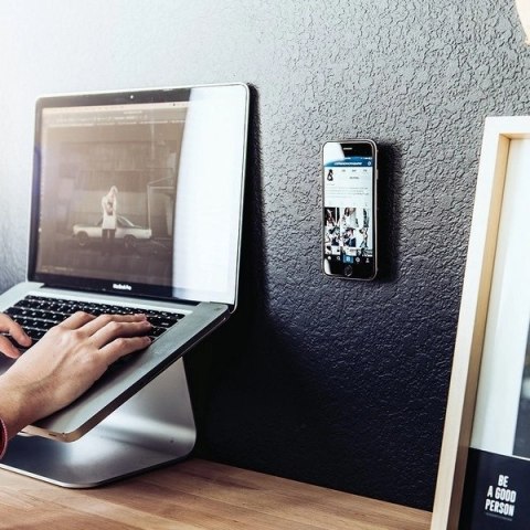 Uchwyt i podstawka Popsockets Stick Mount na telefon - czarny