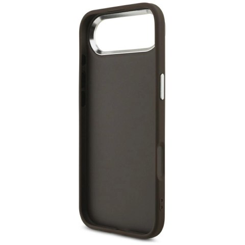 Etui Guess 4G Big 4G Classic Logo na iPhone 17 Air - brązowo-srebrne