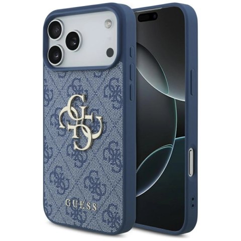 Etui Guess 4G Big Logo na iPhone 17 Pro Max - niebieskie