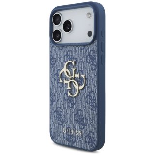 Etui Guess 4G Big Logo na iPhone 17 Pro Max - niebieskie