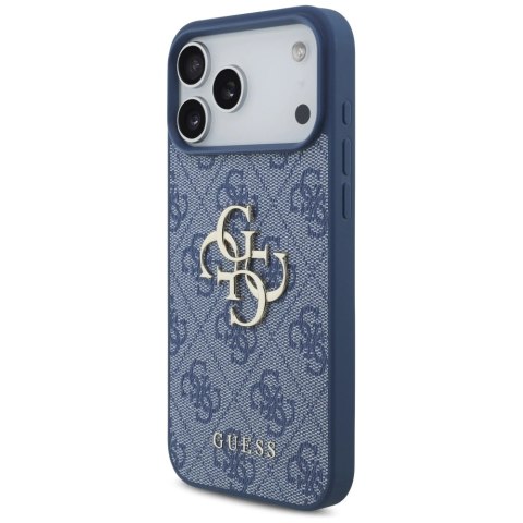 Etui Guess 4G Big Logo na iPhone 17 Pro Max - niebieskie