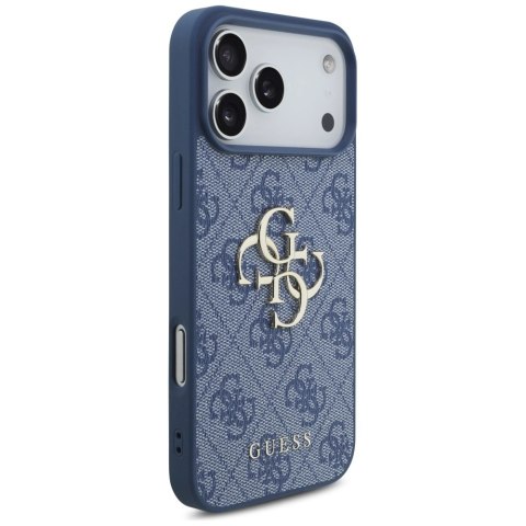 Etui Guess 4G Big Logo na iPhone 17 Pro Max - niebieskie