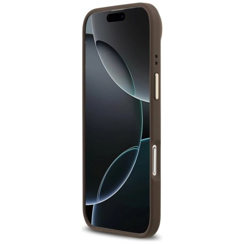 Etui Guess 4G PU Classic Logo MagSafe na iPhone 17 Air - brązowe