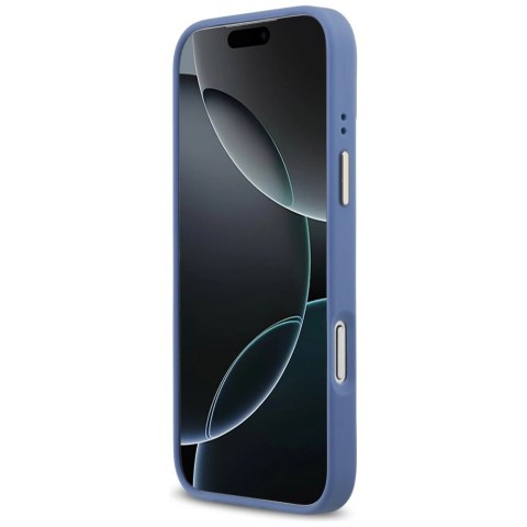 Etui Guess 4G PU Classic Logo MagSafe na iPhone 17 Pro Max - niebieskie