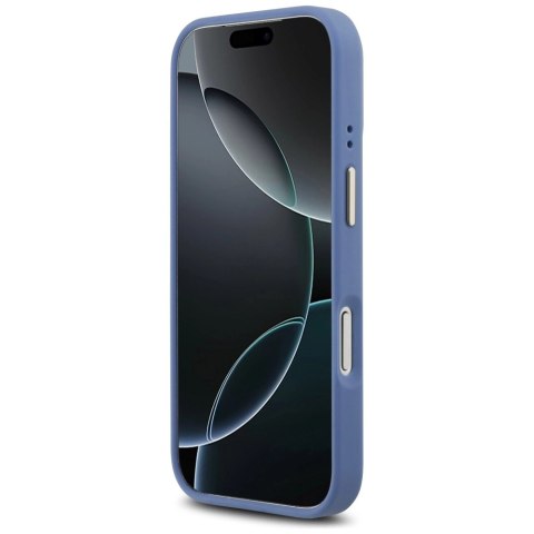 Etui Guess 4G PU Classic Logo MagSafe na iPhone 17 Pro - niebieskie