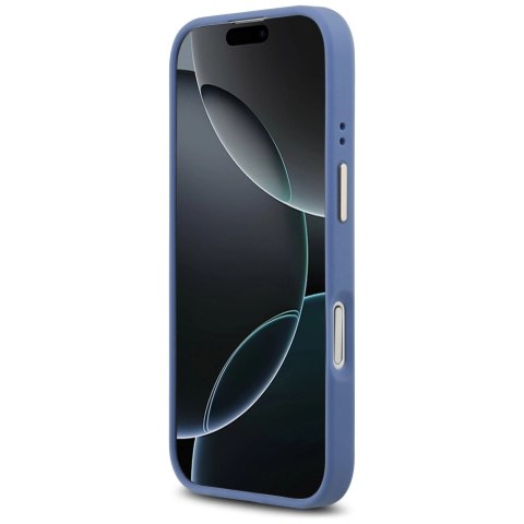 Etui Guess 4G PU Classic Logo MagSafe na iPhone 17 - niebieskie