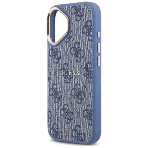 Etui Guess 4G PU Classic Logo MagSafe na iPhone 17 - niebieskie