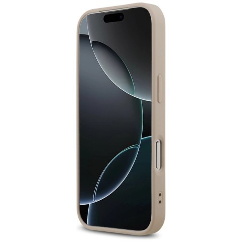 Etui Guess 4G Ring Classic Logo MagSafe na iPhone 17 Pro - różowe