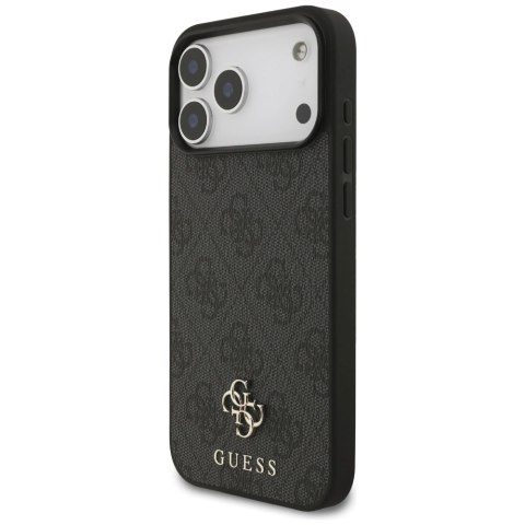 Etui Guess 4G Small Classic Logo MagSafe na iPhone 17 Pro Max - czarne