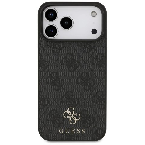 Etui Guess 4G Small Classic Logo MagSafe na iPhone 17 Pro Max - czarne