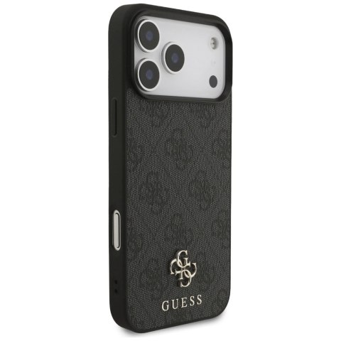 Etui Guess 4G Small Classic Logo MagSafe na iPhone 17 Pro Max - czarne
