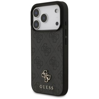 Etui Guess 4G Small Classic Logo MagSafe na iPhone 17 Pro - czarne