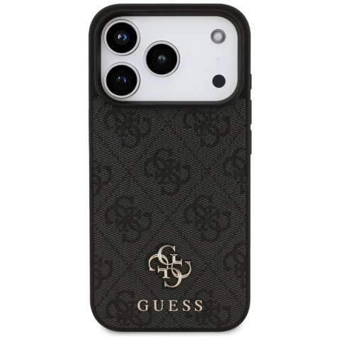 Etui Guess 4G Small Classic Logo MagSafe na iPhone 17 Pro - czarne