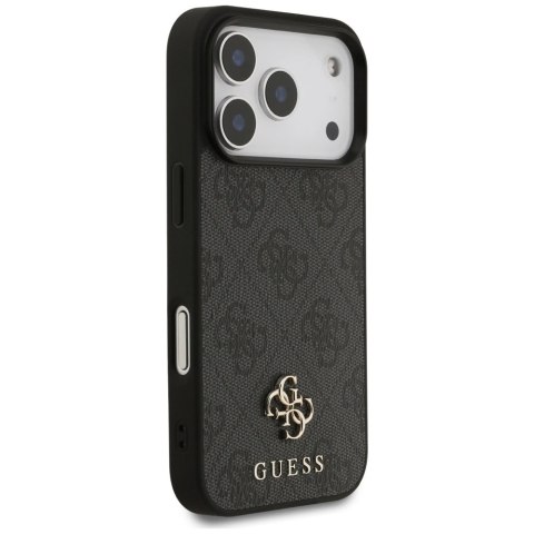 Etui Guess 4G Small Classic Logo MagSafe na iPhone 17 Pro - czarne