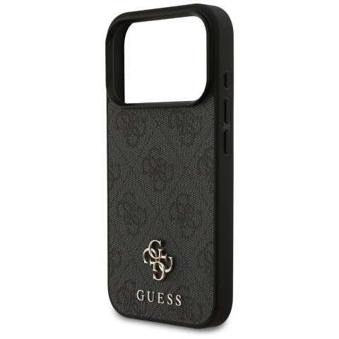 Etui Guess 4G Small Classic Logo MagSafe na iPhone 17 Pro - czarne