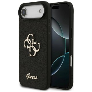 Etui Guess Fixed Glitter Big 4G na iPhone Air - czarne