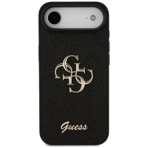 Etui Guess Fixed Glitter Big 4G na iPhone Air - czarne