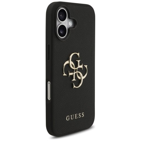 Etui Guess Grained Big 4G & Classic Logo na iPhone 17 - czarne
