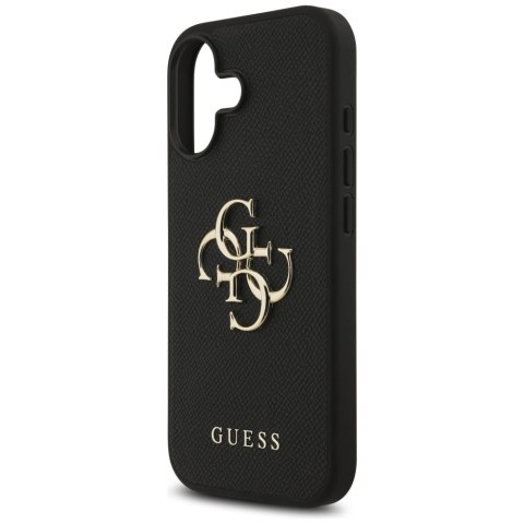 Etui Guess Grained Big 4G & Classic Logo na iPhone 17 - czarne