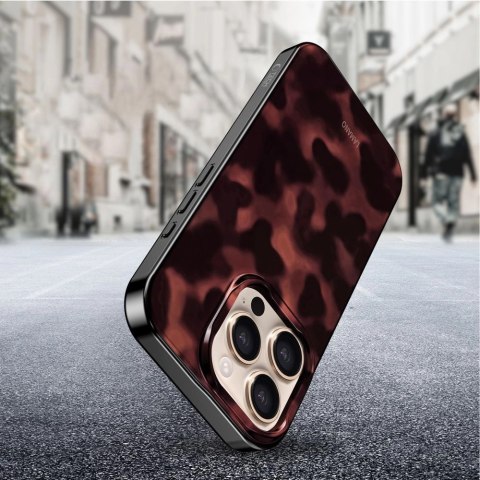 Etui Tech-Protect Lamano MagSafe na iPhone 16 Pro Max - czarno-czerwone