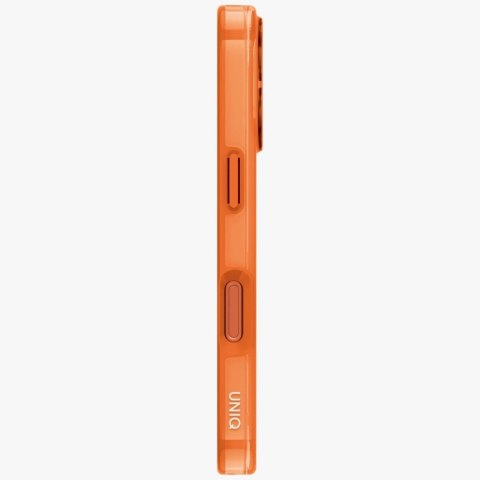 Etui UNIQ Clario Magclick Charging na iPhone 17 Pro Max - pomarańczowe